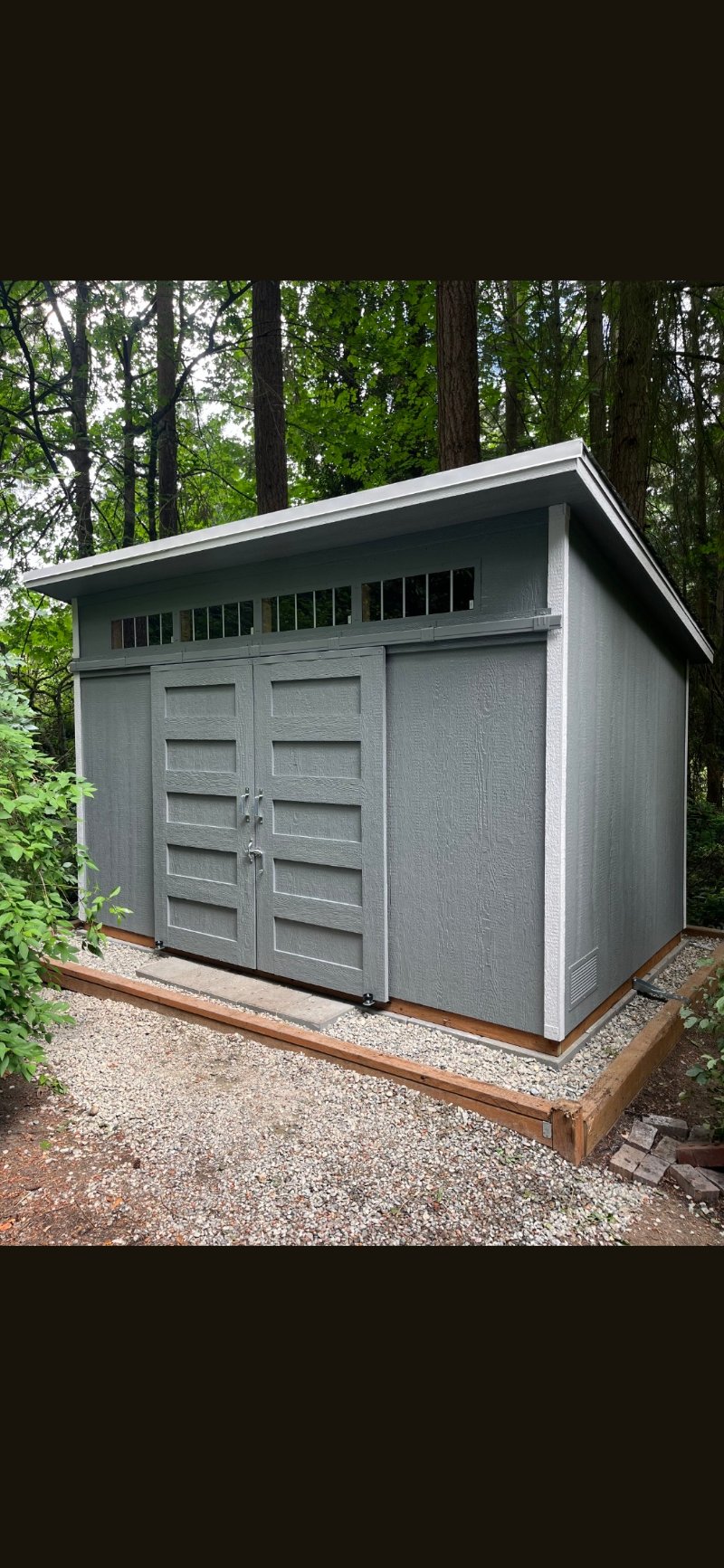 Shed painting