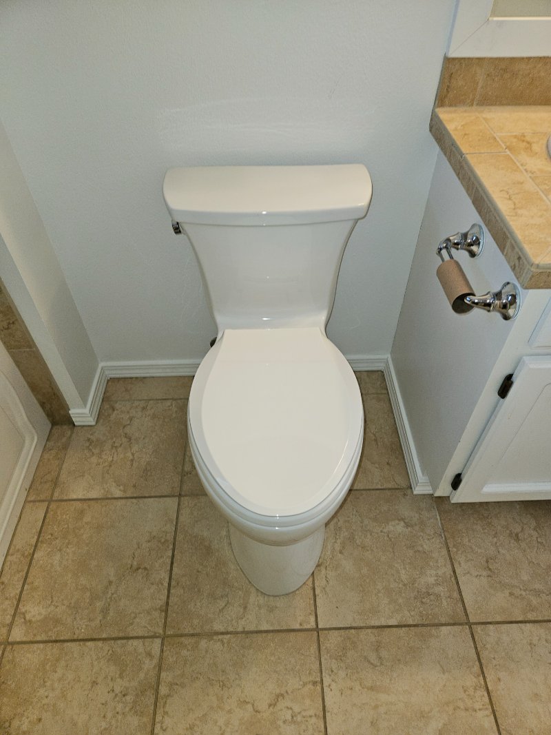 Toilet install