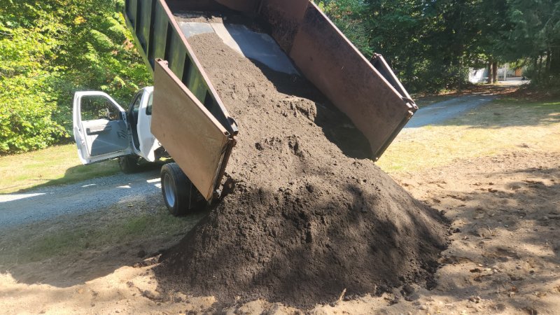 Small-load dirt, bark, and gravel delivery for homeowners throughout Skagit County, Washington